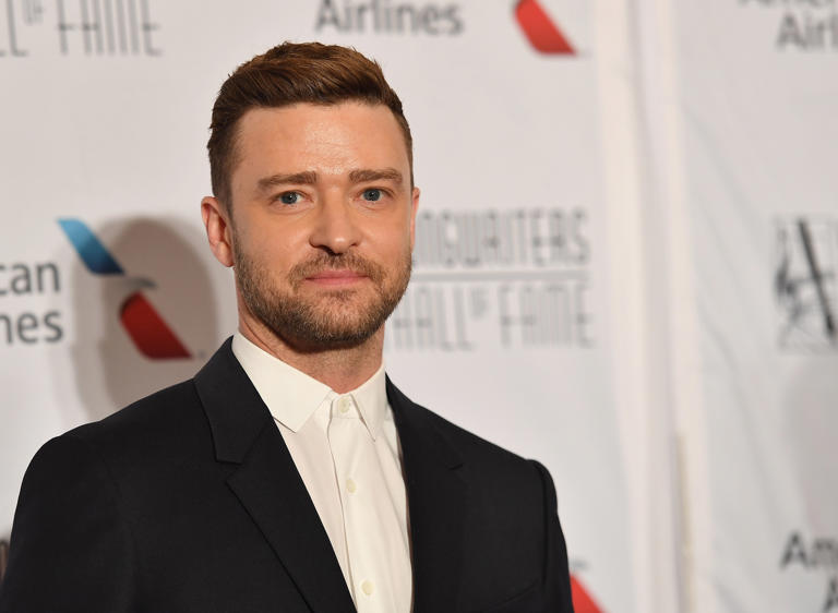 U.S. singer-songwriter Justin Timberlake attends the 2019 Songwriters Hall Of Fame Gala at The New York Marriott Marquis on June 13, 2019 in New York City.